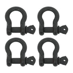Set of 4 Bow-Shaped D-Ring Shackles for Off-Road Vehicles (YYYY–YYYY)