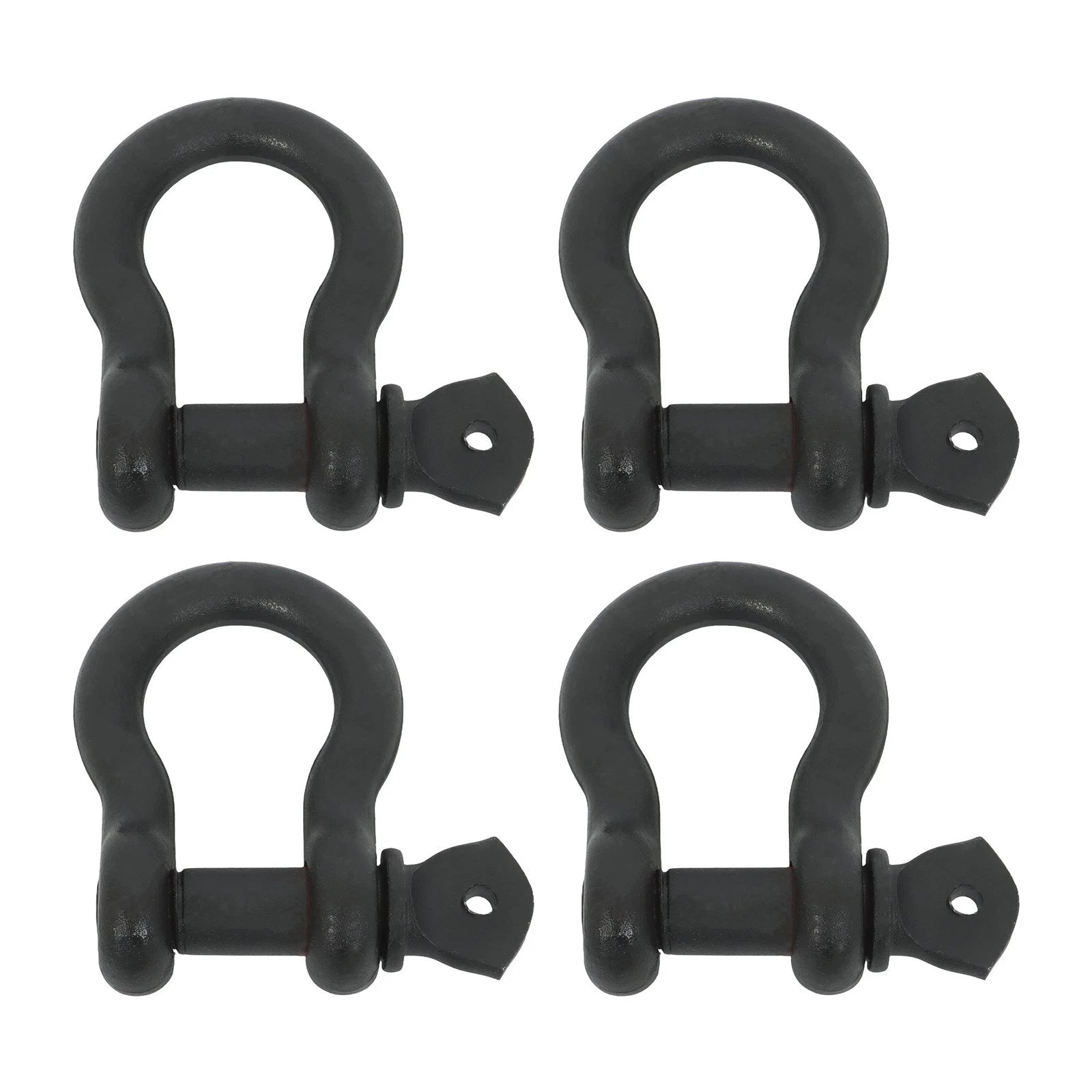 Set of 4 Bow-Shaped D-Ring Shackles for Off-Road Vehicles (YYYY–YYYY)