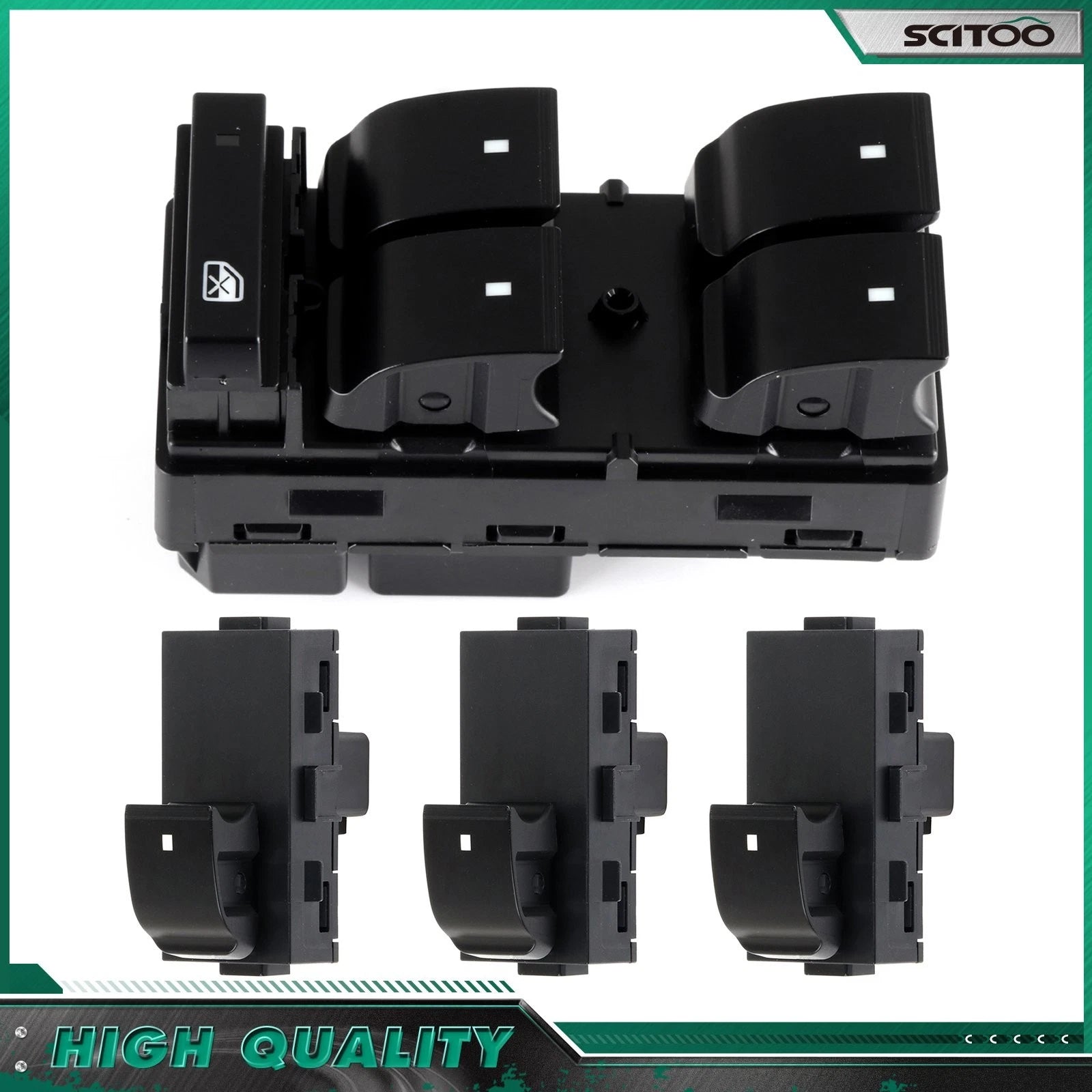 1x Driver & 3x Passenger Power Window Switch for GMC Sierra 1500 (2007–2013)