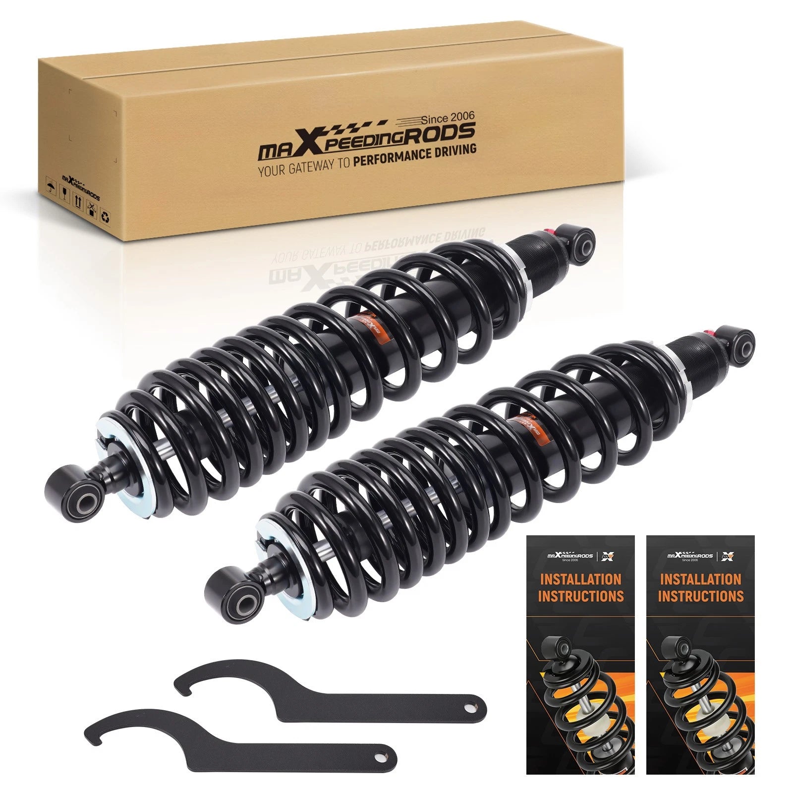 2x Rear Shocks Kit for Can-Am Defender HD7/HD10 (2017–2023)