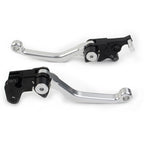 Silver CNC Pivot Clutch Brake Levers for Suzuki DRZ400S/SM/E (2000–2022)