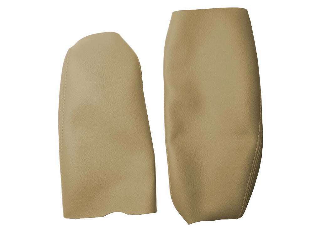 Leather Console Lid Armrest Cover for BMW E63 E64 650 (2003–2010) Beige