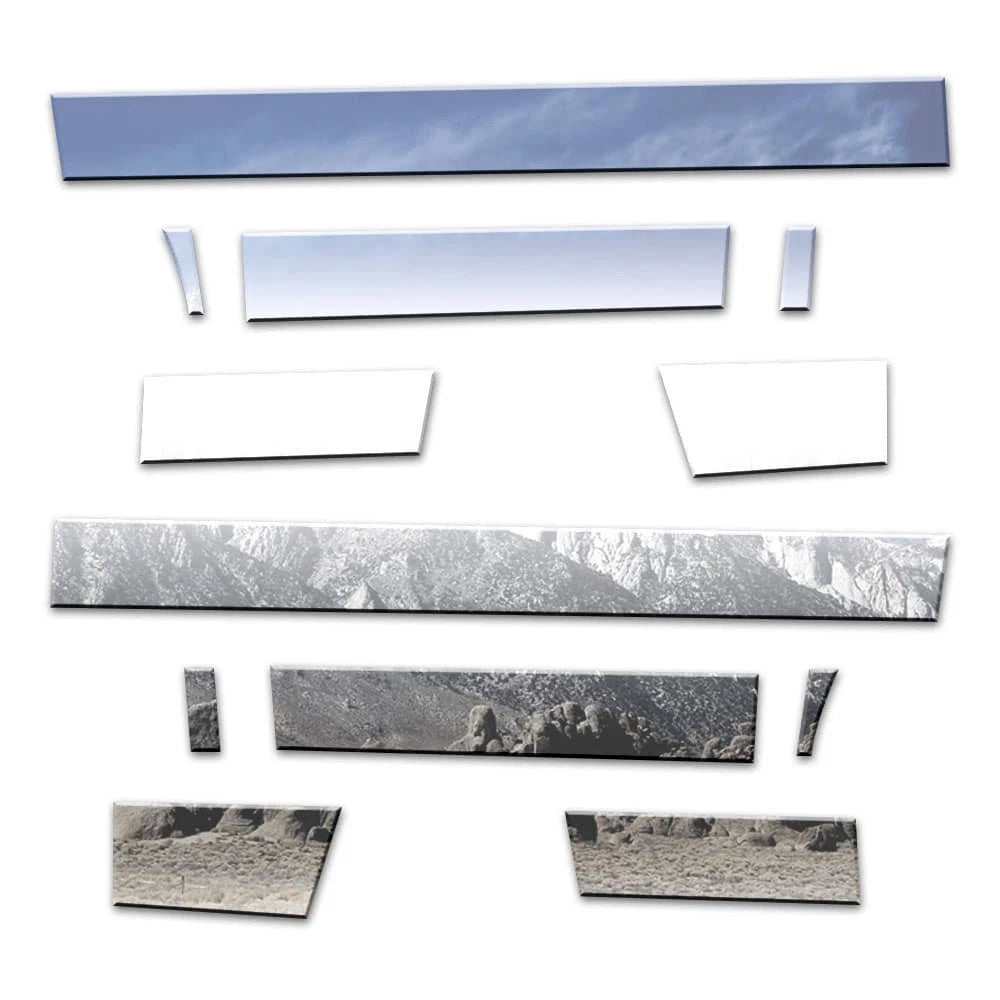 Diamond Grade 12pc 4 3/4" Rocker Panels for 2017-2024 Ford SD SuperCab 6.5' Bed