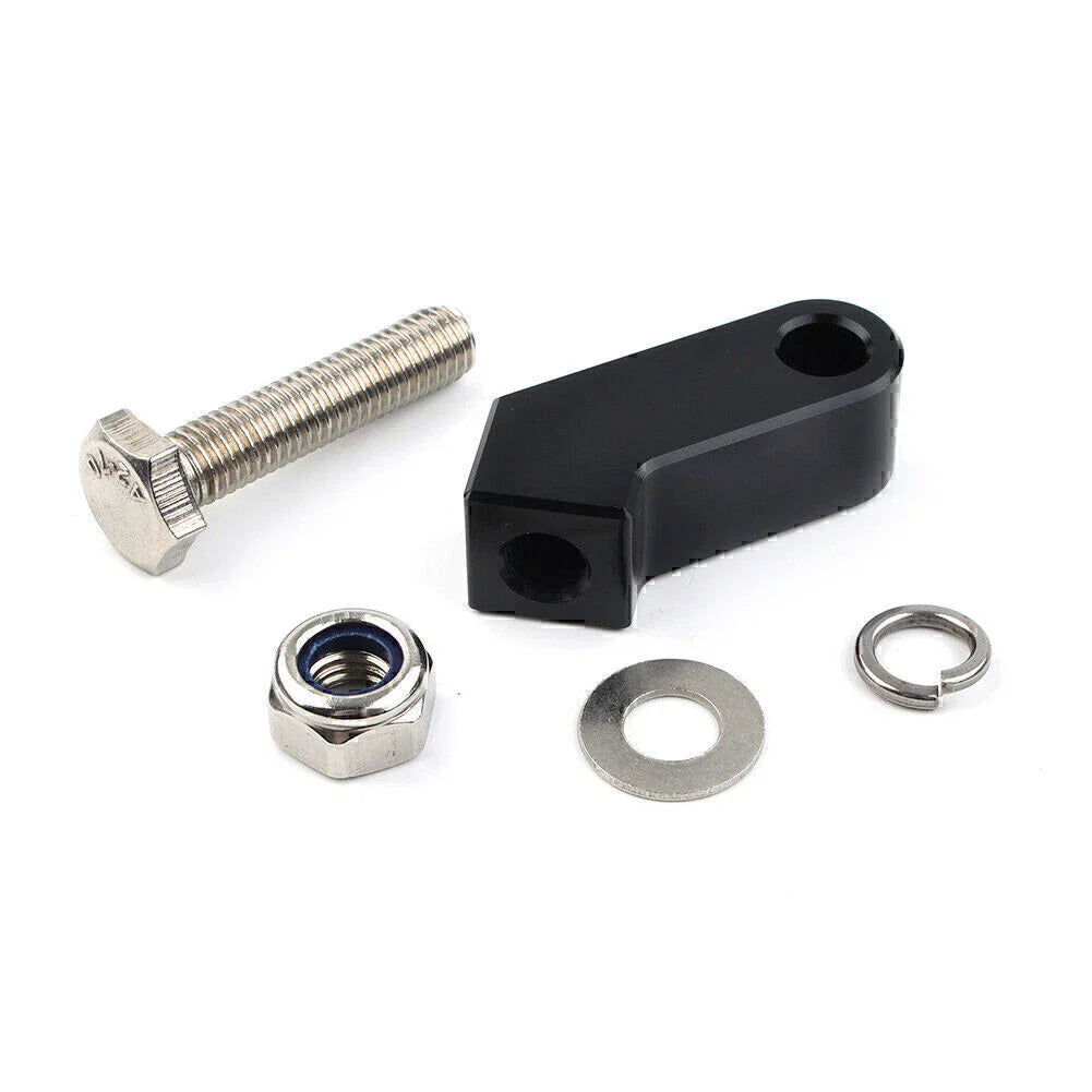 Black Headlight Mounting Block Bracket for Harley Custom Headlight