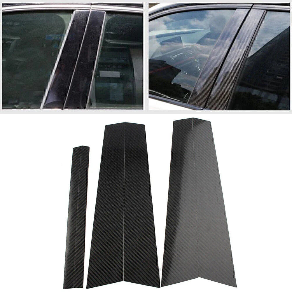 Carbon Fiber B Pillar Trim Cover for BMW 1 Series F20 (2012-2016)