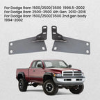 Bumper Conversion Brackets Pair for Dodge Ram 1500/2500 (1994–2001 to 2002–2008)
