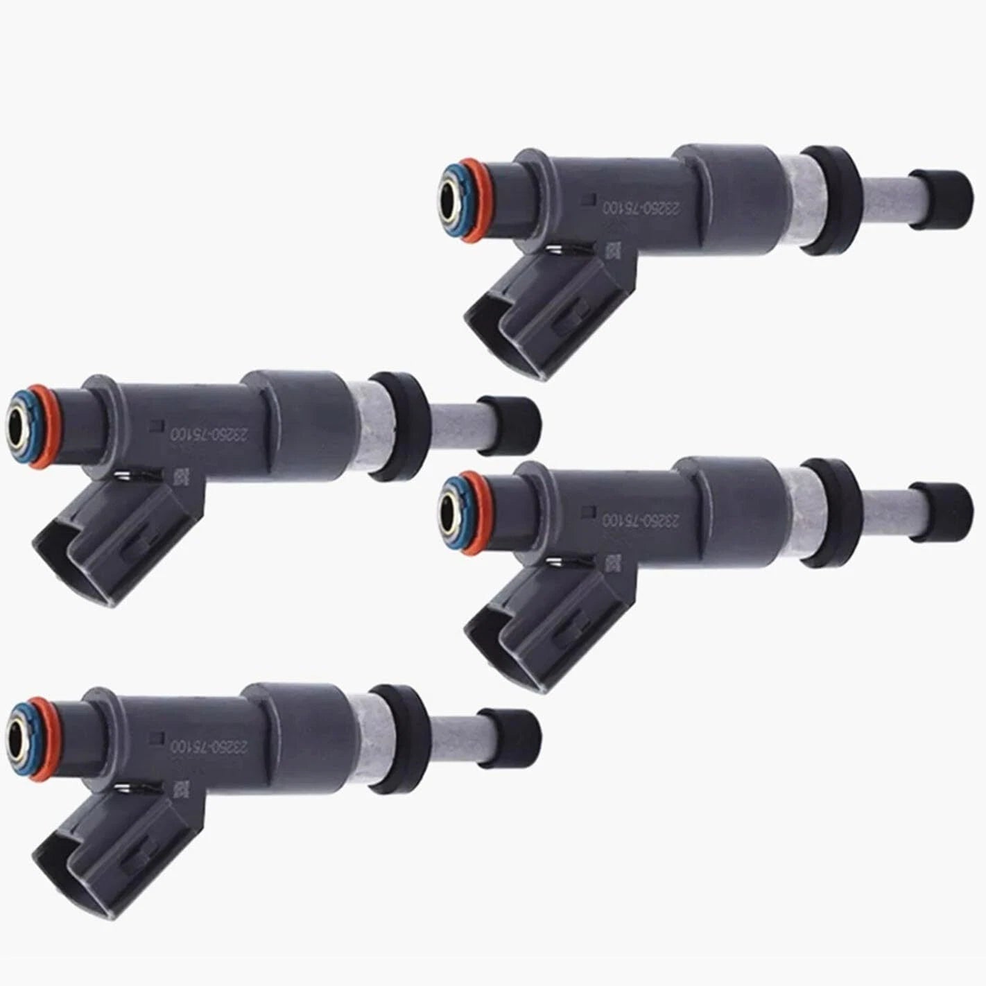 Set of 4 Fuel Injectors 23250-75100 23209-09045 for Toyota Tacoma 2005–2016