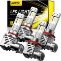 Set of 4 AUX LED Headlight Bulbs for Make Model (2022)