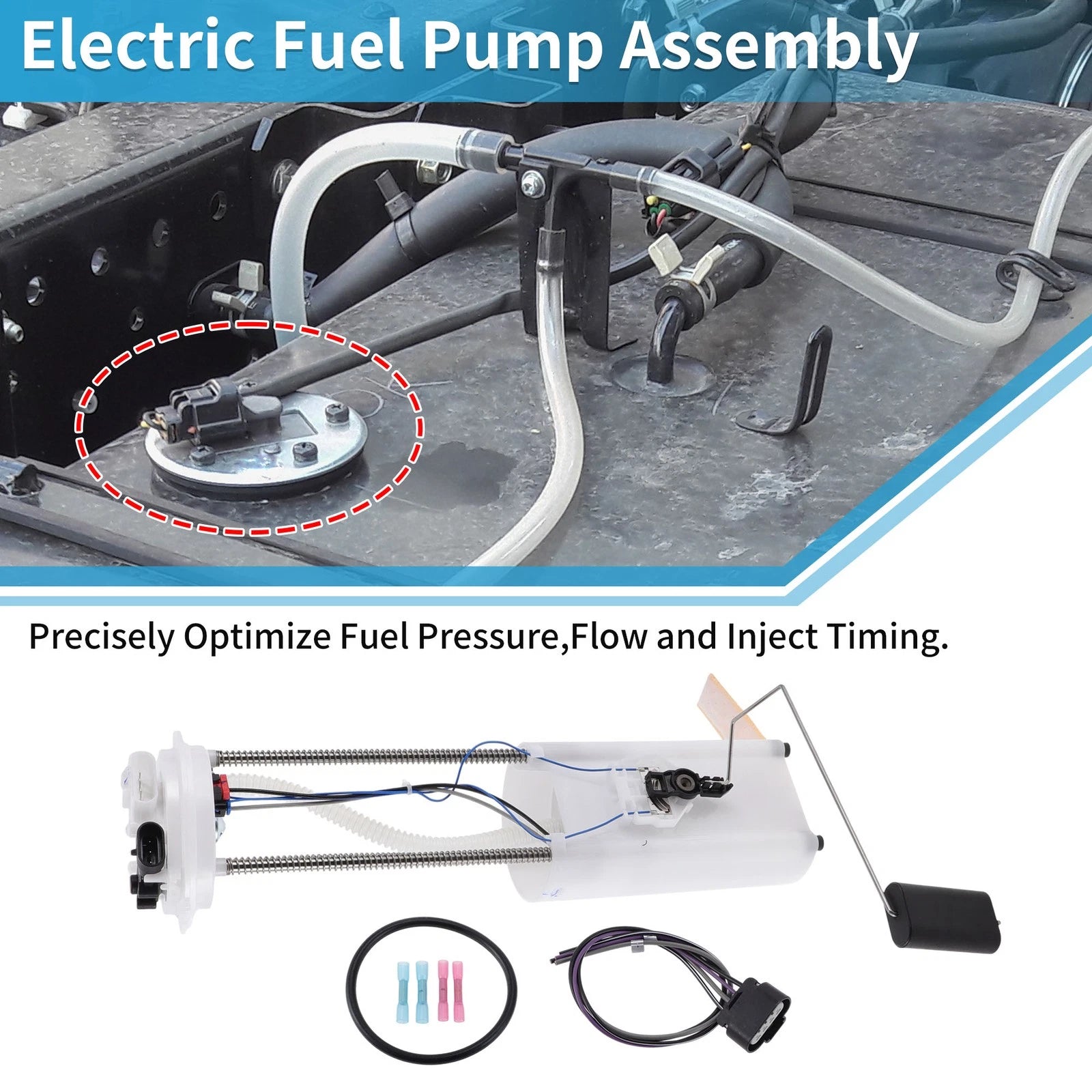 Electric Fuel Pump Assembly No.E3947M for Chevy GMC Pickup Truck (1997–2000)