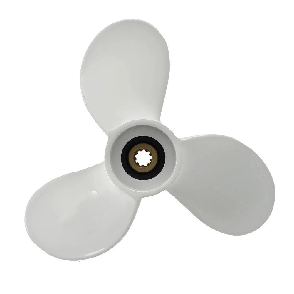 7.5" x 8" Aluminum Propeller for Outboard Motors 4HP 6HP (9)
