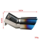 Stainless Steel Dual Exhaust Pipe Tail Muffler Tip for