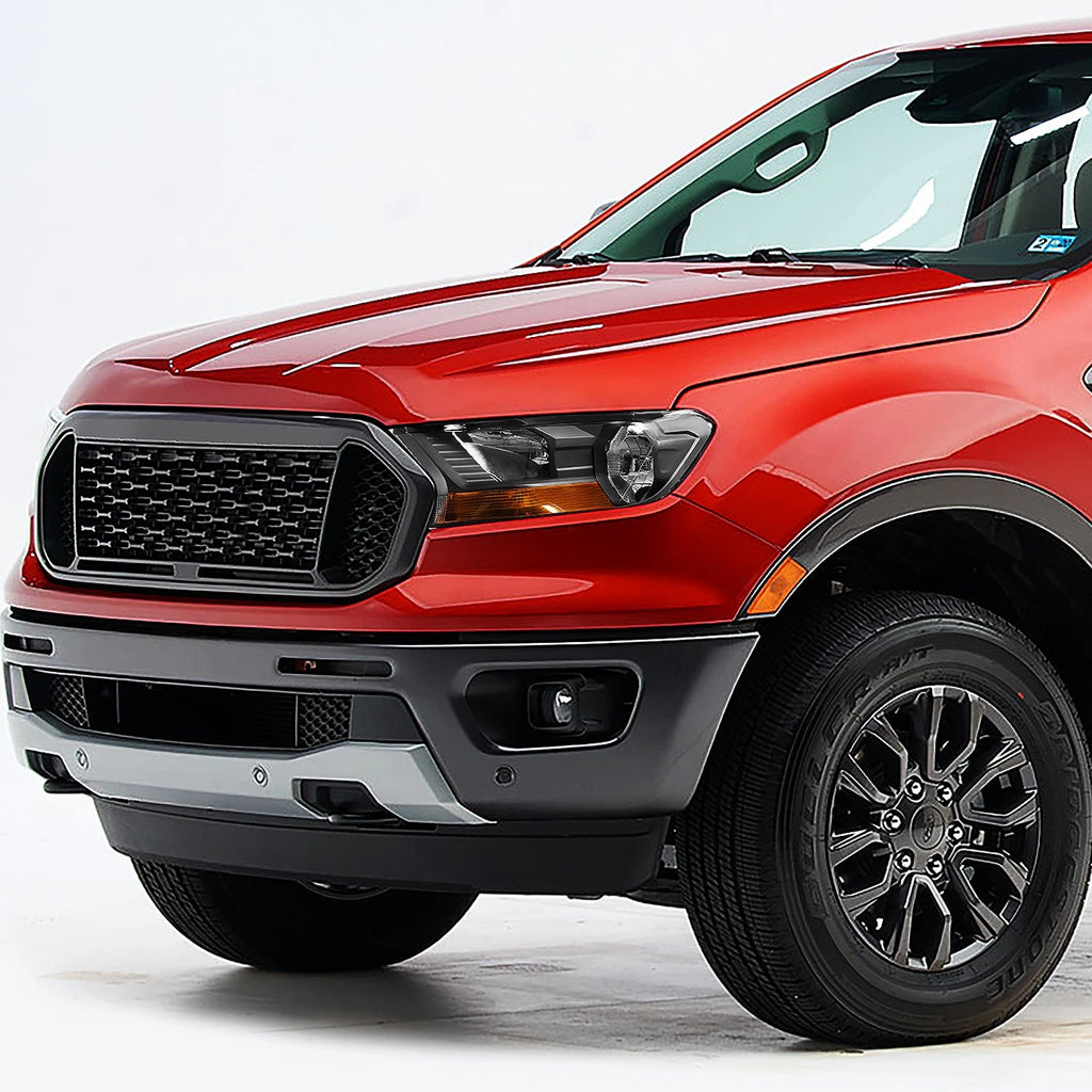 Black Amber Headlights for Ford Ranger XL XLT (2019–2023)