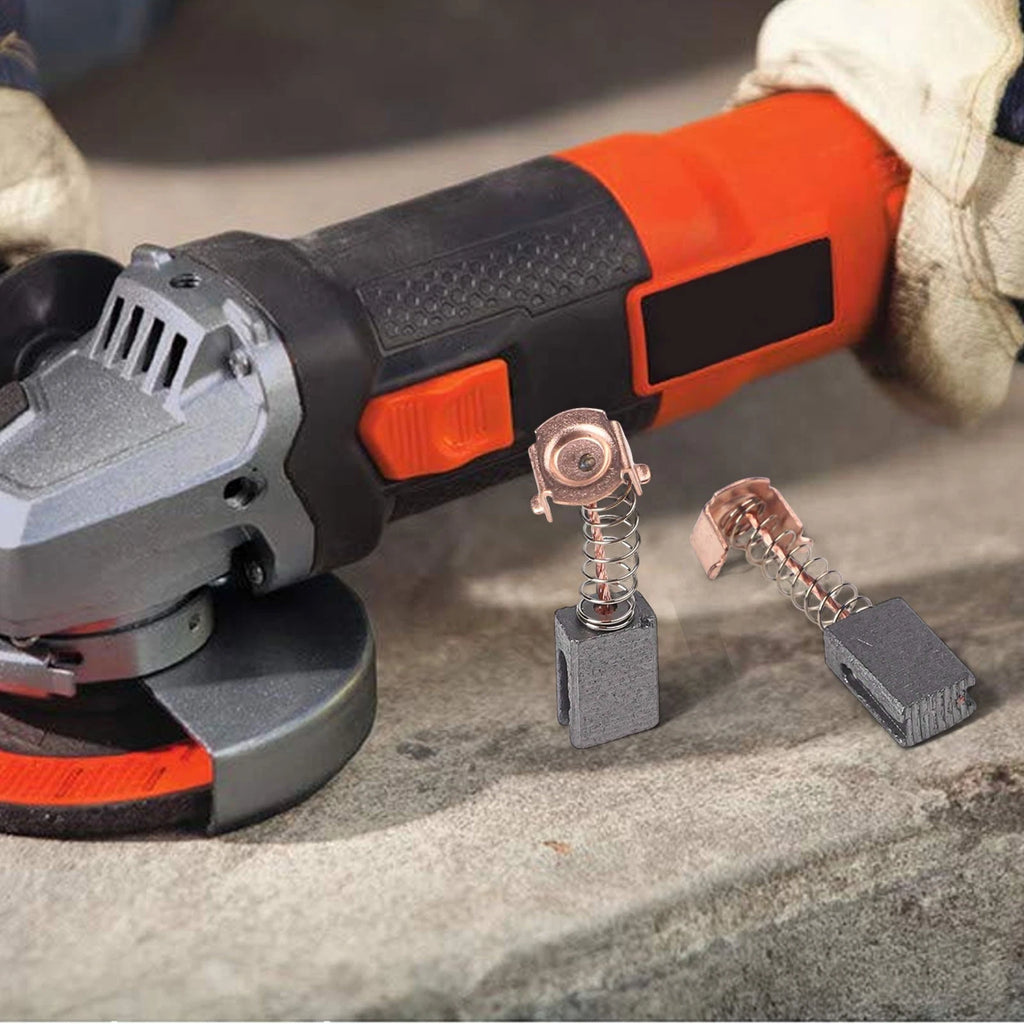 6X Carbon Brushes for Black Decker Angle Grinder G720 (2010–2015)