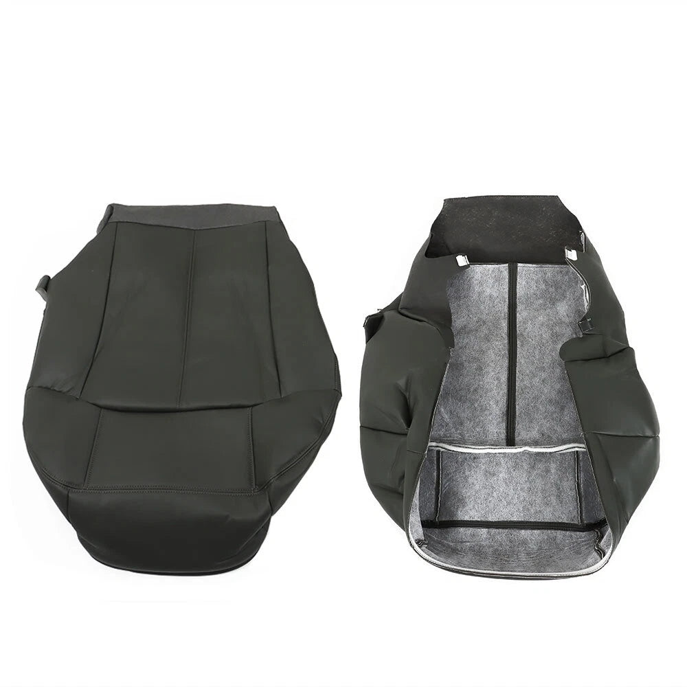 Set of 4 Leather Seat Covers for Chevy Silverado & GMC Sierra (1999–2002)