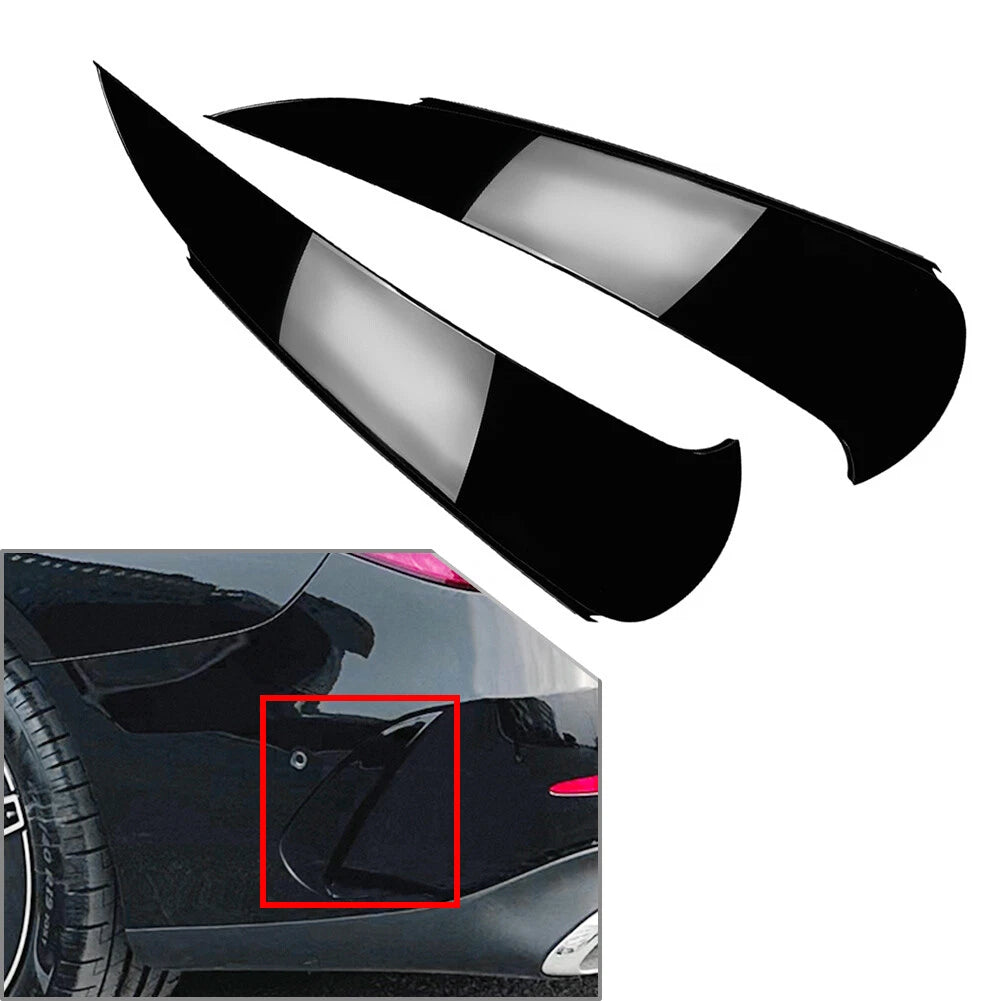 2X Rear Bumper Side Spoiler for Mercedes Benz E Class W214 E260 E300 (2024–2024)