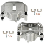 Front Pair Brake Calipers w/ Bracket for Hyundai Scoupe (1993–1995)