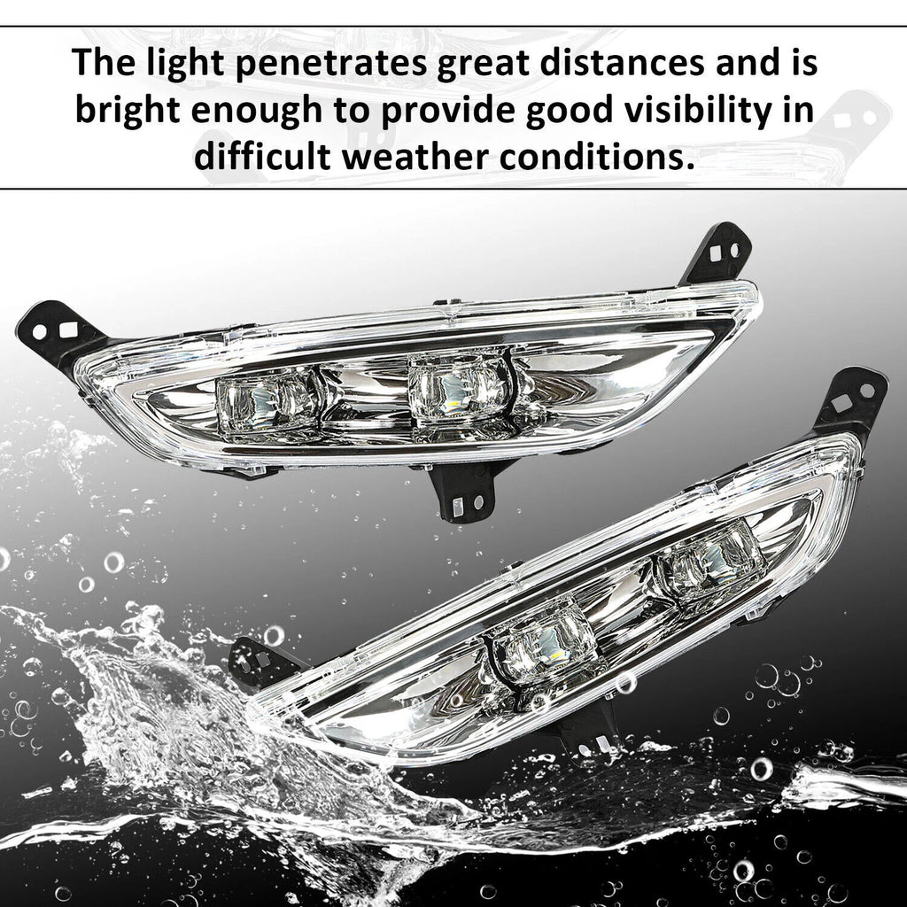 Set of 2 LED Fog Lights for Chrysler 200 (2015–2016)