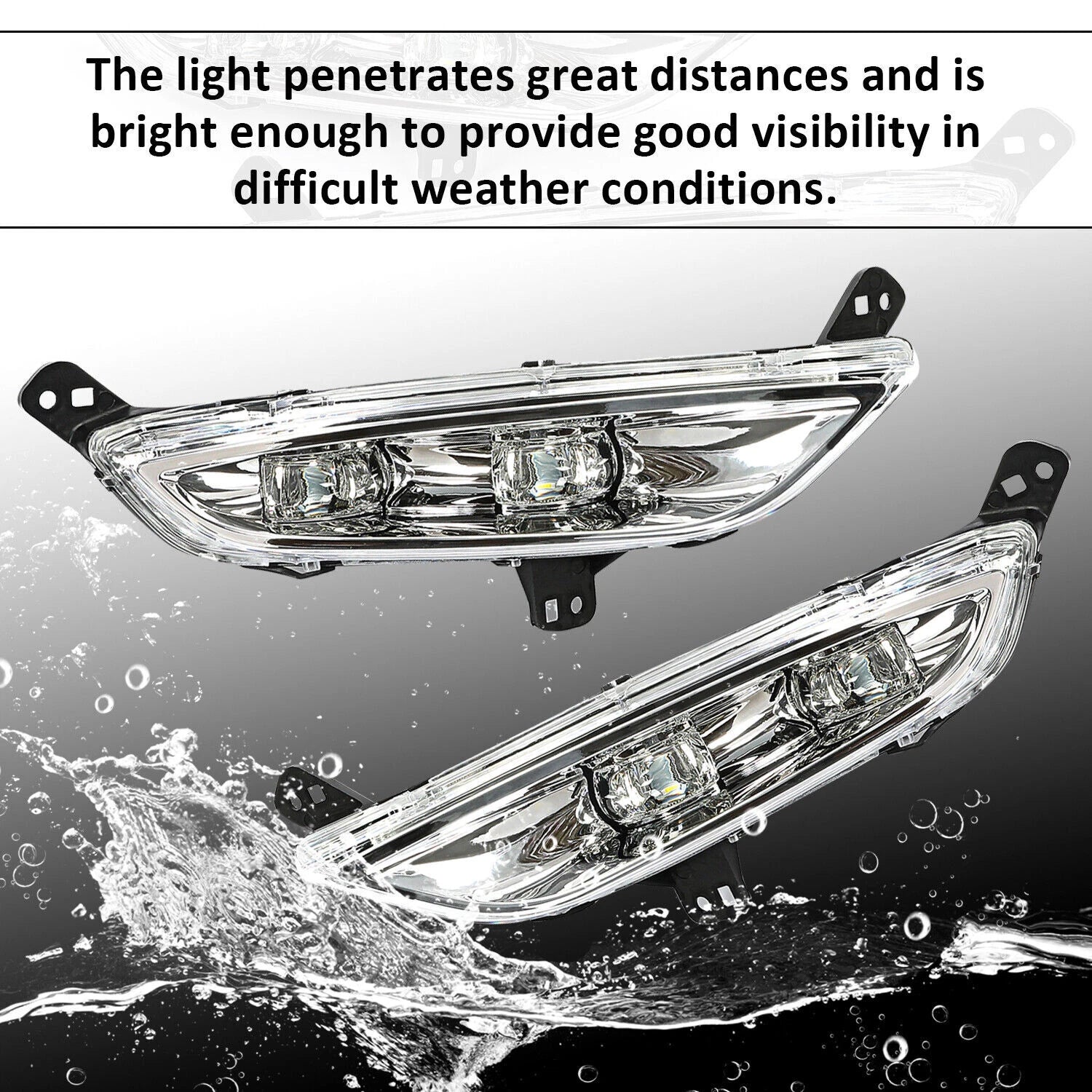 Set of 2 LED Fog Lights for Chrysler 200 (2015–2016)
