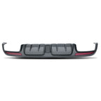B Style Rear Bumper Diffuser Lip for Mercedes-Benz C63 C180 (2015–2021)