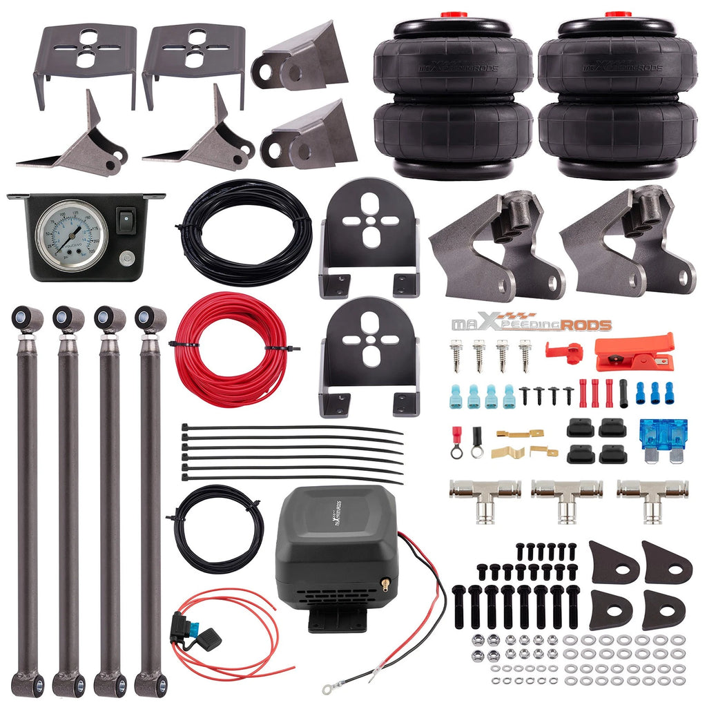 Air Spring Bags + Controller Kit for Pickup Trucks (2.75" Axle Tube)