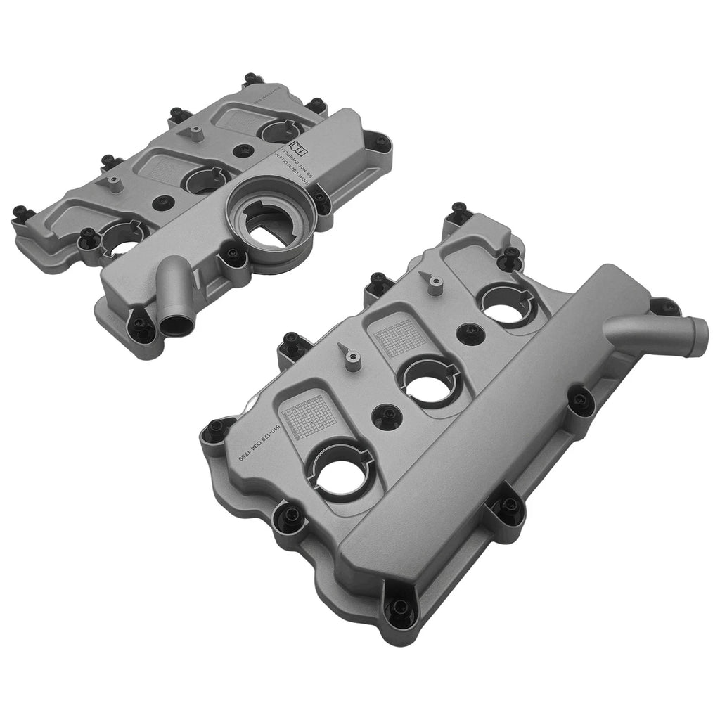 2X Engine Valve Cover w/ Gasket for Audi A4 Quattro A5 A6 VW Touareg V6 3.0L