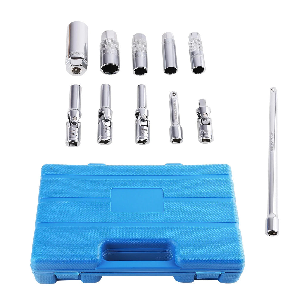 3/8” Spark Glow Plug Socket Tool Set for Petrol & Diesel (2000–2025)