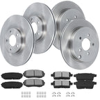 Set of 4 Brake Rotors & Ceramic Pads for Ford Edge, Lincoln MKX (2007–2009)