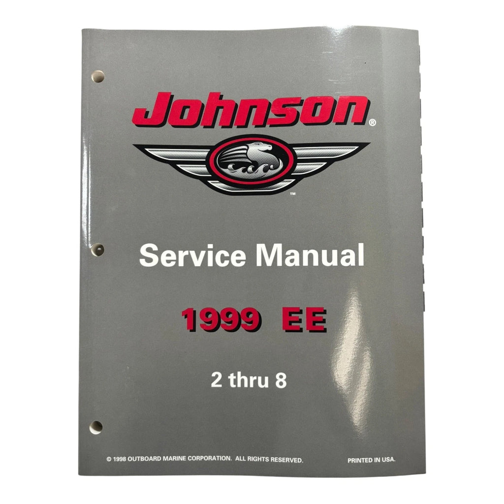 Service Manual for Johnson EE 2 thru 8 (1999) - Part Number 787027
