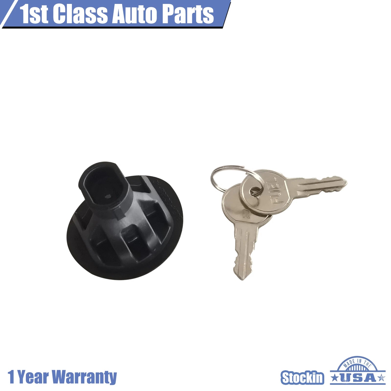 Fuel Tank Plug Cap Locking Gas with 2 Keys for Ford Expedition Explorer (1997-2023)