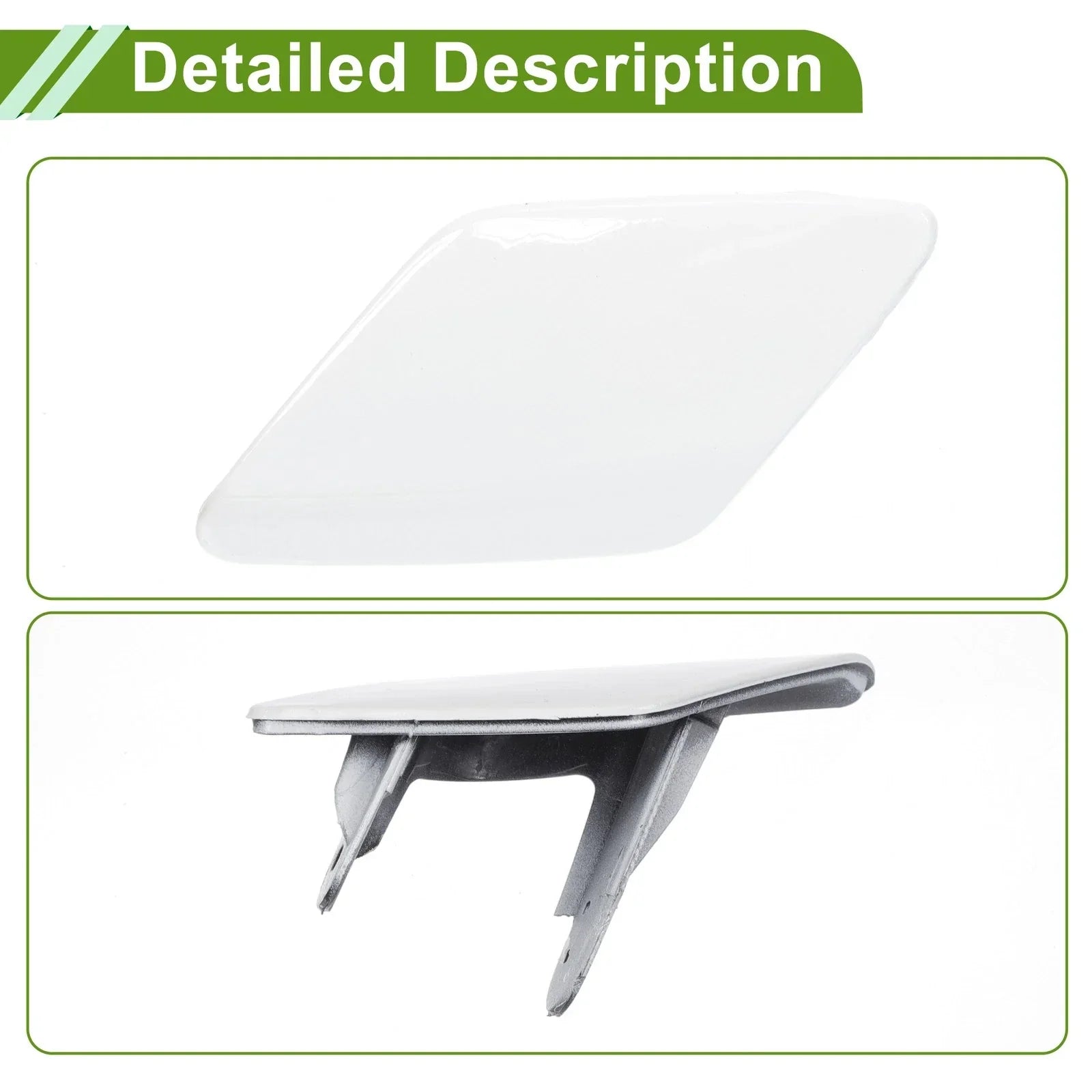 Front Left Washer Nozzle Cover Cap for White BMW 428i (2014 - 2016)
