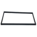 Car Radio Surround Frame for Universal 2 Din (2010–2023) - Black ABS Plastic