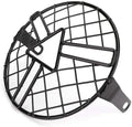 6.5" Motorcycle Headlight Mesh Grill Protect Side Mount Cover for CG125 GN125