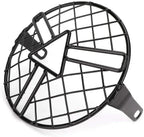 6.5" Motorcycle Headlight Mesh Grill Protect Side Mount Cover for CG125 GN125