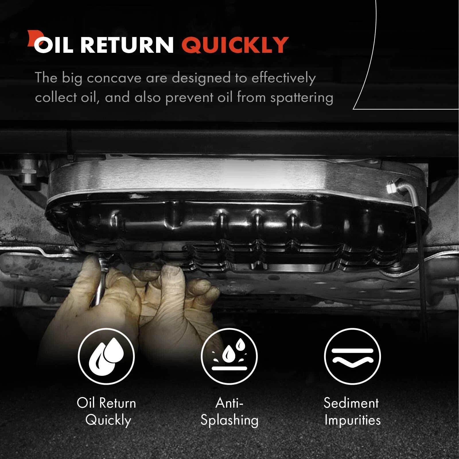 Engine Oil Pan for Ford F-150, Expedition, Lincoln Navigator (2002–2008)