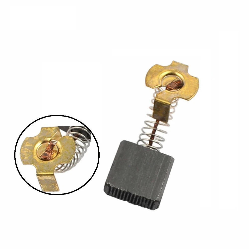Set of 10 Carbon Brushes for Electric Motors (Fits Electric Drill)
