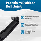 Front Left Lower Control Arm with Ball Joint for Nissan Rogue (2008-2015)