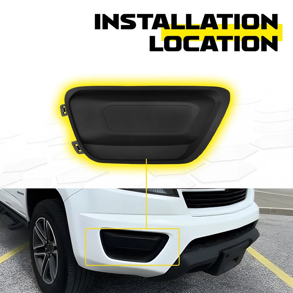 Right Passenger Fog Light Cover for Chevy Colorado (2015â2020)
