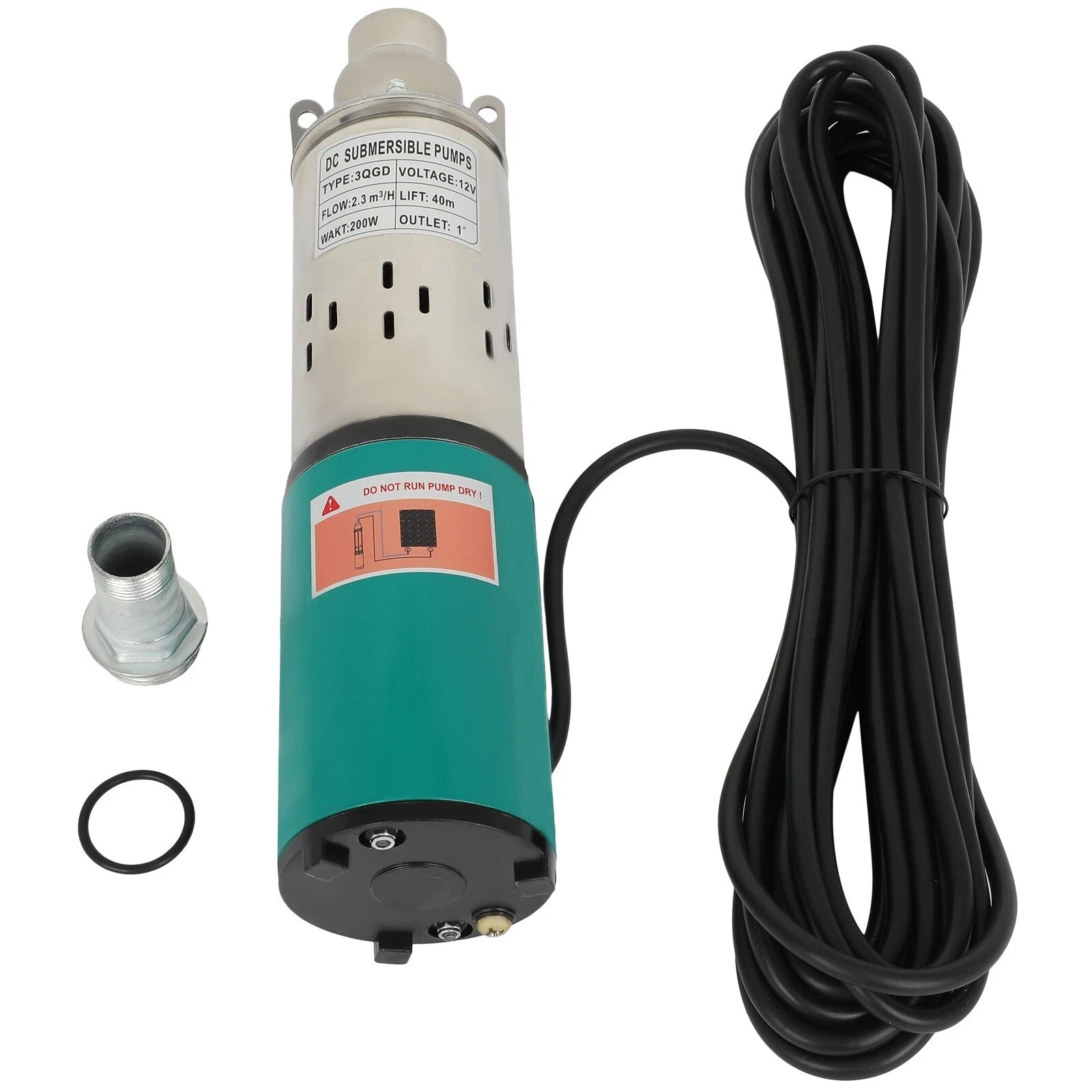 12v Solar Submersible Water Pump for Deep Well (1 Year Warranty)