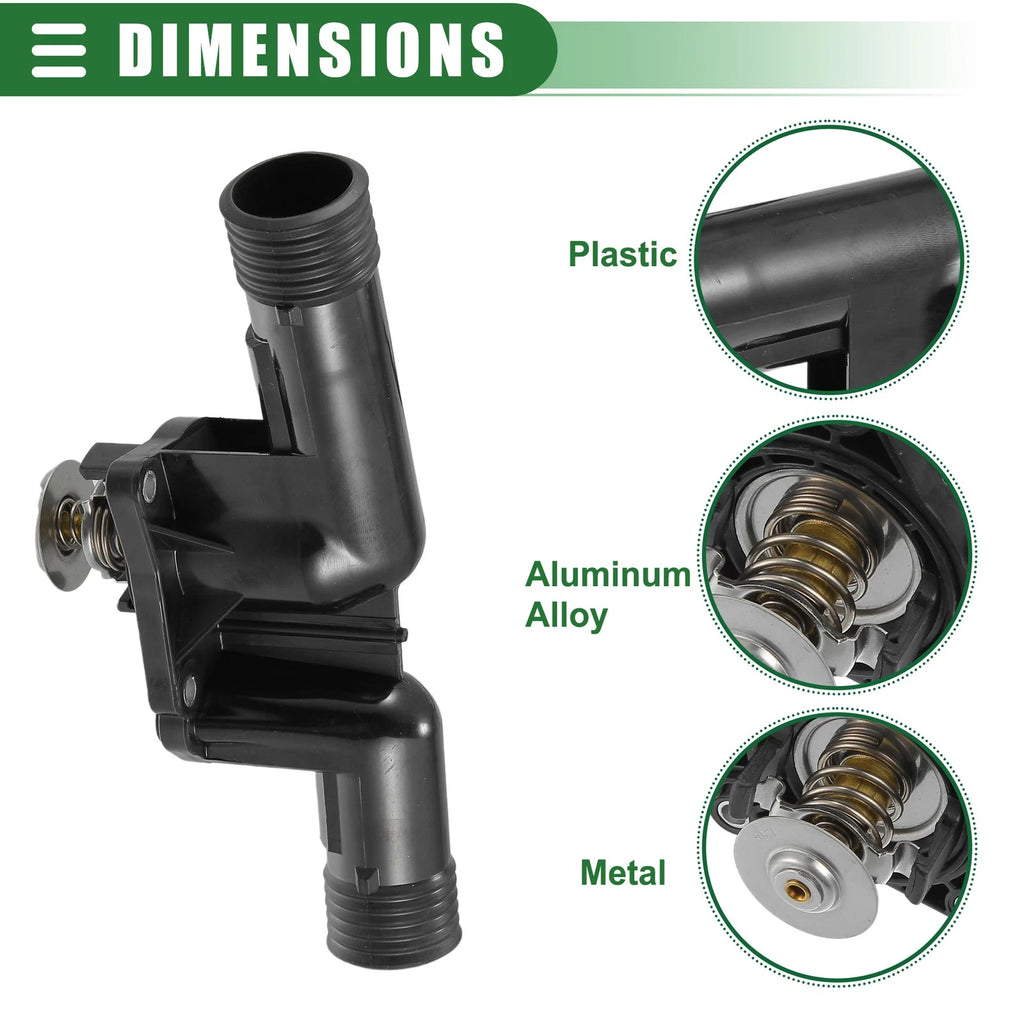 Engine Coolant Thermostat Housing Assembly for BMW 318i (1996–1999) No.11531743017