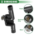 Engine Coolant Thermostat Housing Assembly for BMW 318i (1996–1999) No.11531743017