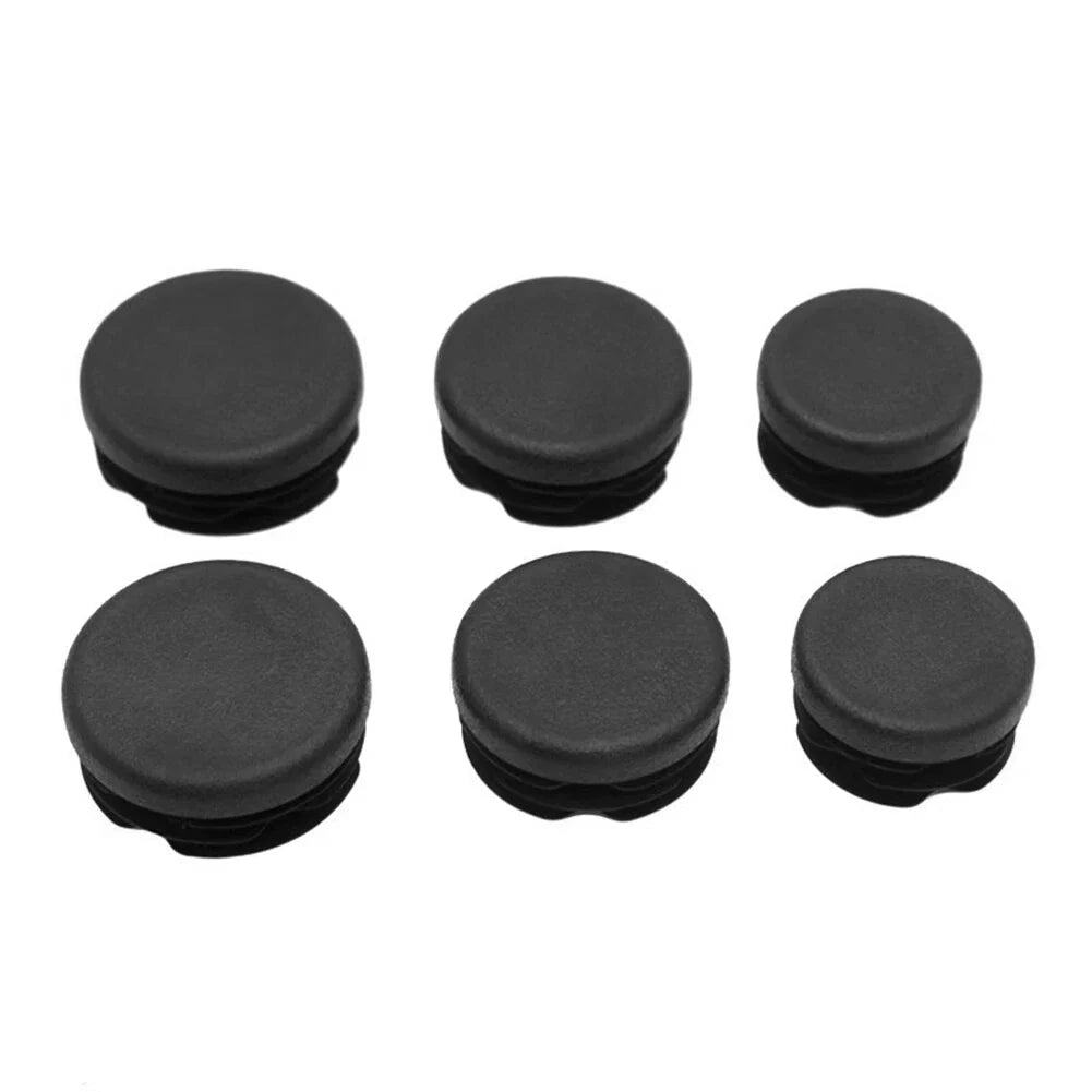 6 x Motorcycle Frame Hole Cover Caps Plug Decorative Set