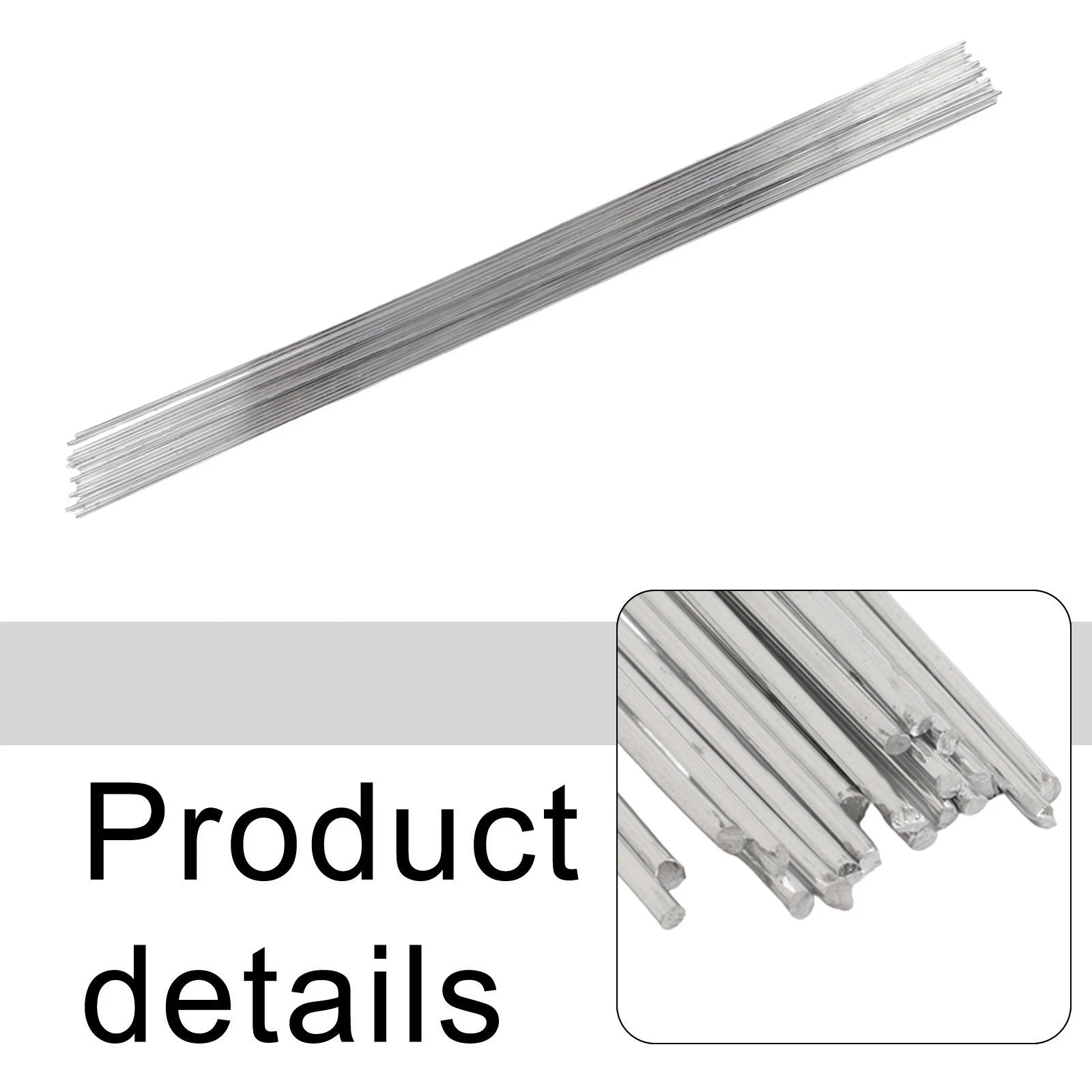 Set of 20 Welding Rods for Aluminium (450mm)