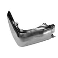 Replacement Chrome Steel Rear Passenger Bumper End w/o Park Assist Sensor Holes