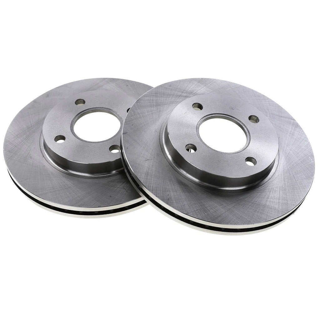 Front Disc Brake Rotors & Ceramic Pads for Ford Focus (2000-2004)