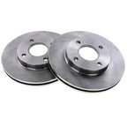 Front Disc Brake Rotors & Ceramic Pads for Ford Focus (2000-2004)