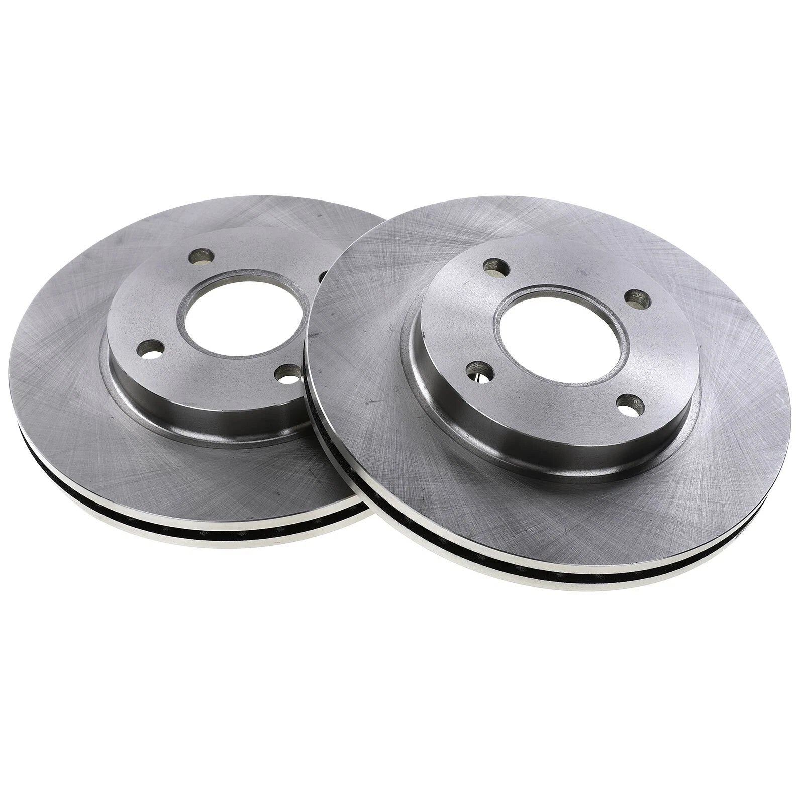 Front Disc Brake Rotors & Ceramic Pads for Ford Focus (2000-2004)