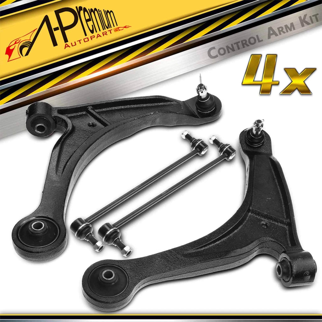 Set of 4 Front Lower Control Arm Sway Bar Links for Honda Ridgeline (2006–2014)