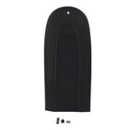 Black Leather Rivet Rear Fender Bib Solo Seat for Harley Softail (2018–2020)