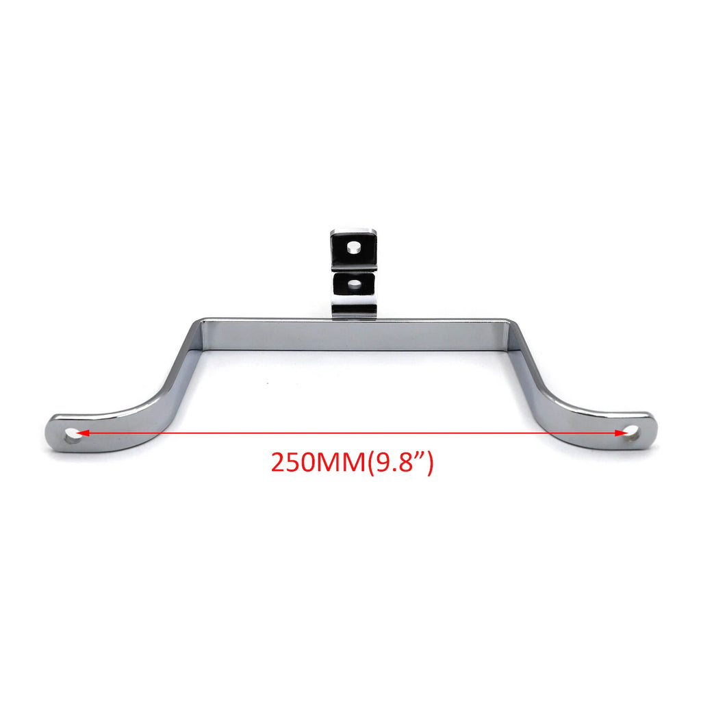 Chrome Saddlebag-To-Fender Support Bracket for Harley FLH FLT (1984–2008)
