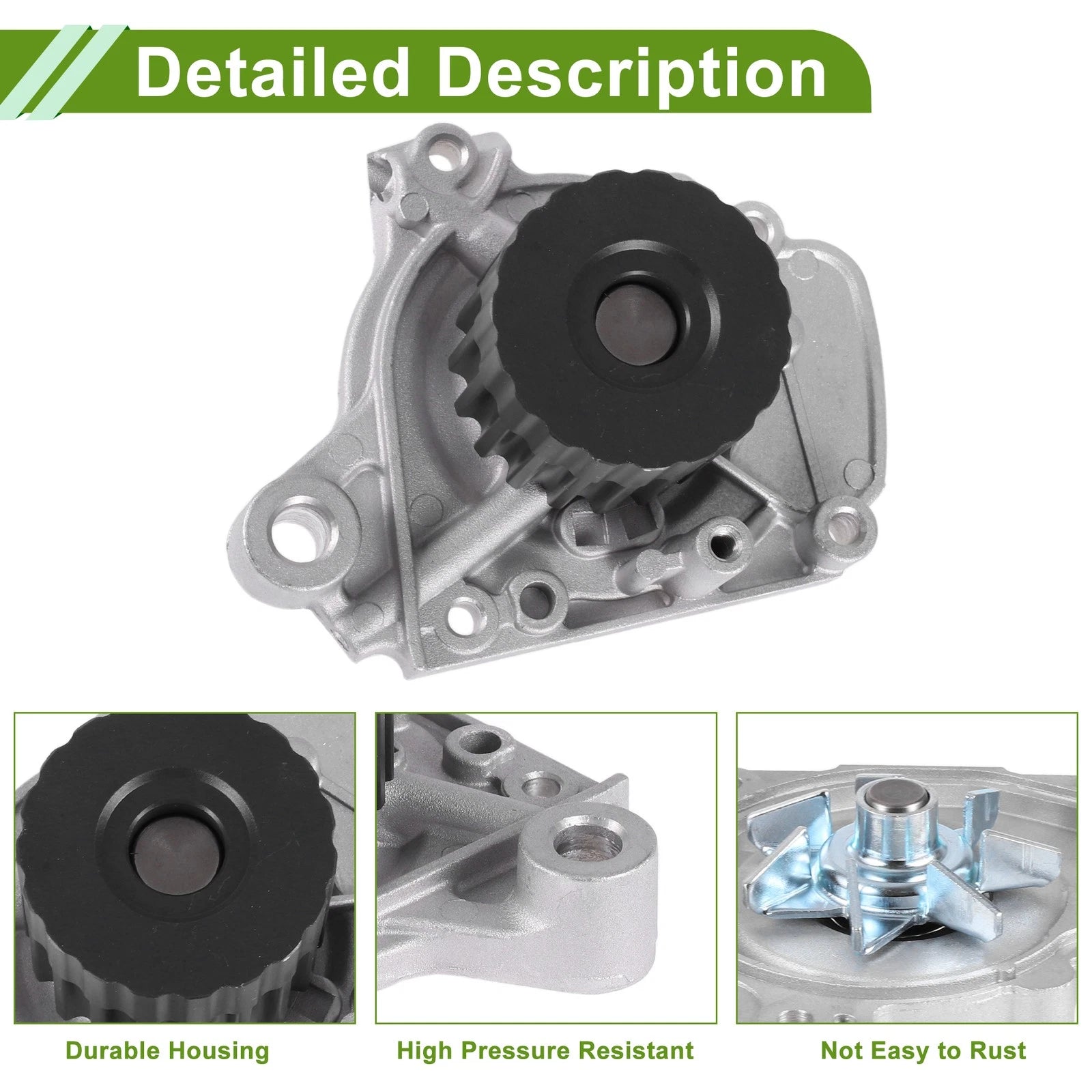 Engine Water Pump for Honda Civic (1995–2001) No. 19200P2A003